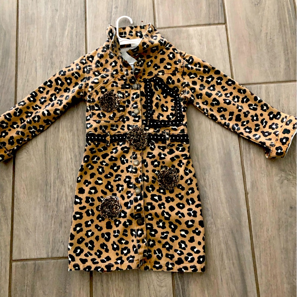 Leopard Print Long Coat